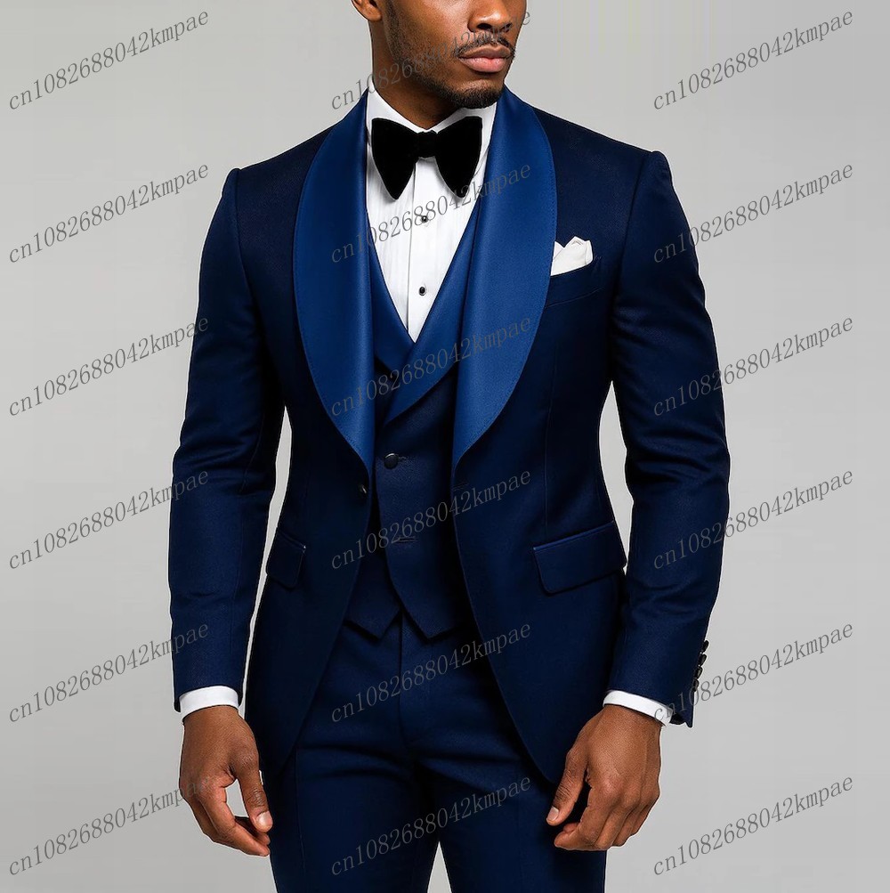 Men'S Formal Attire - جديد الأزرق الداكن الرسمي الرجال دعوى