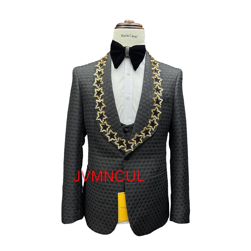 Men'S Formal Wear For Reception - بدلة رجالية من 3 قطع بقصة