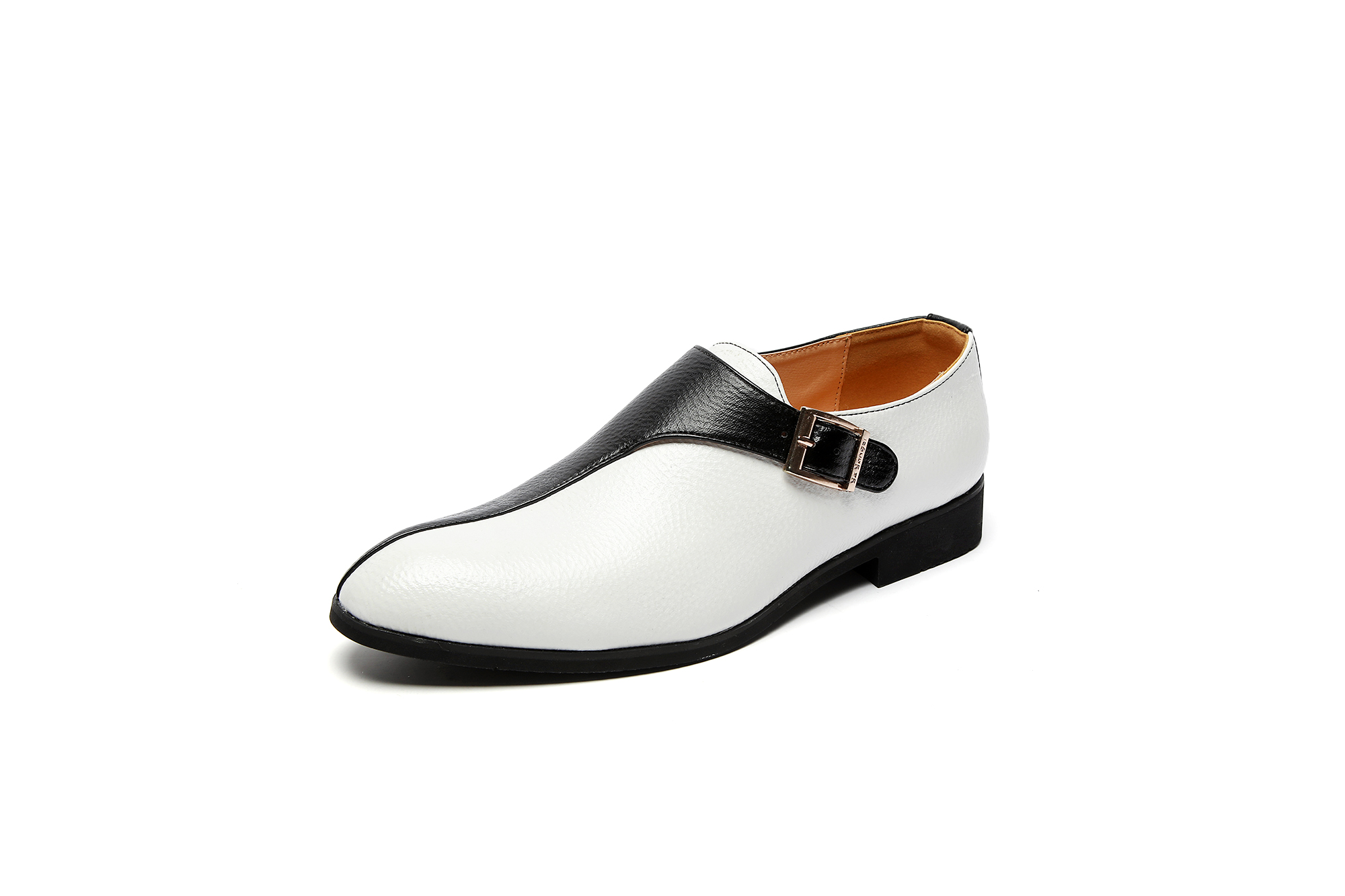 Men Formal Wear Black And White - أحذية لوفر كلاسيكية للرجال بتصميم ملون