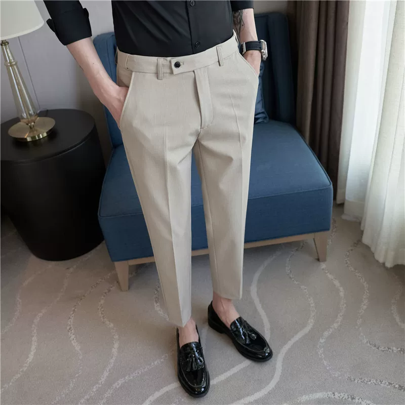 بنطلون رجالي رسمي ضيق بخصر مطا - مراجعة Men'S Formal Attire وسعره