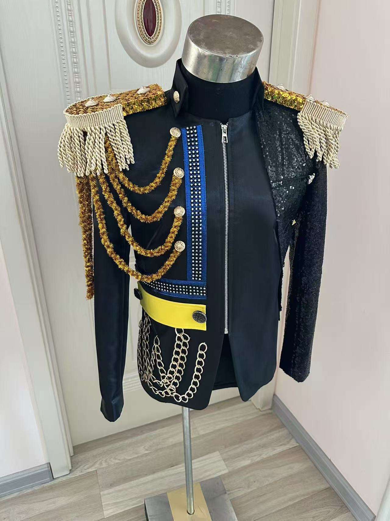 جديد الرجال شرابة سترة ملكية ح - مراجعة Men Formal Wear Wedding وسعره
