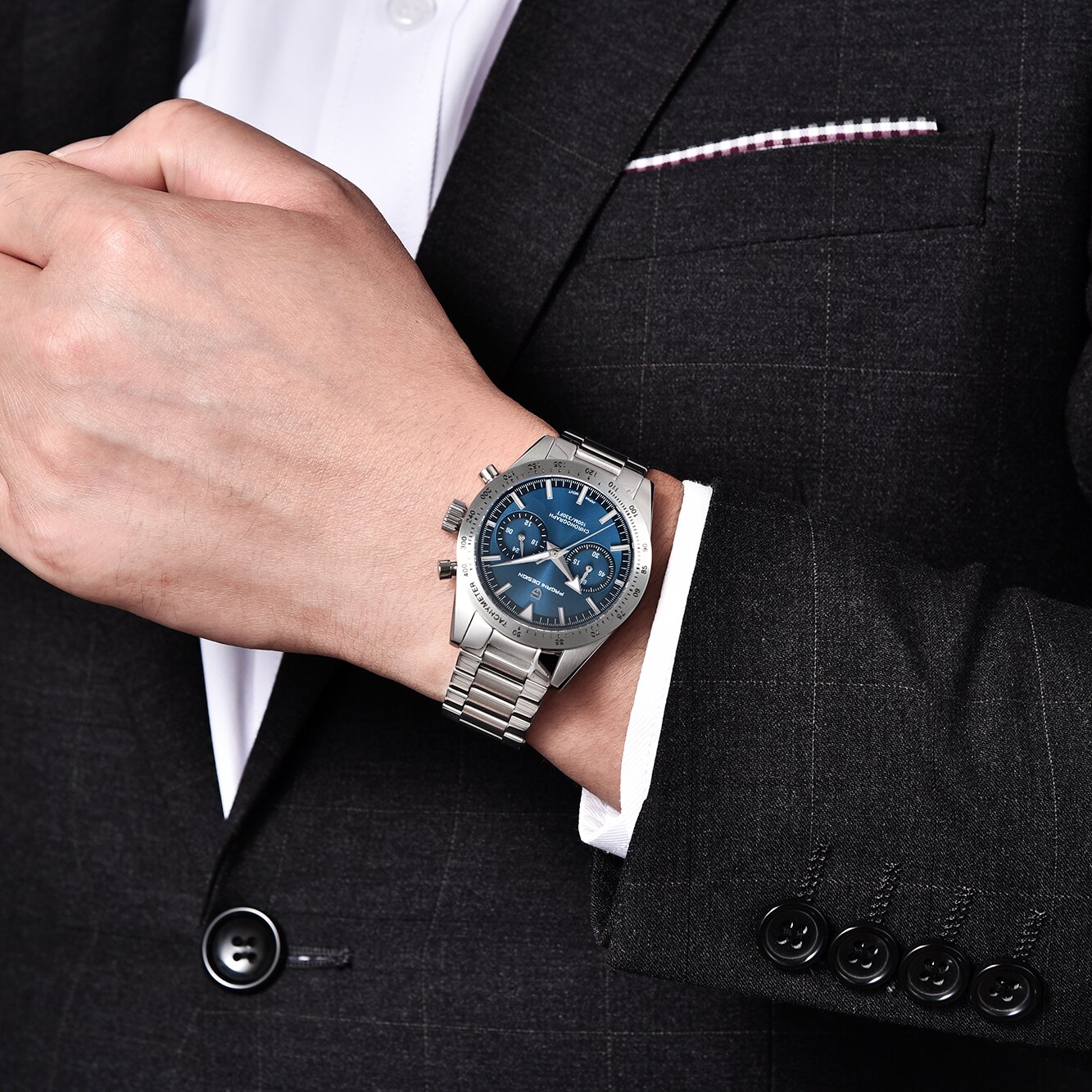 ساعة رجالية فاخرة وأنيقة من PA - مراجعة Men Formal Wear Design وسعره