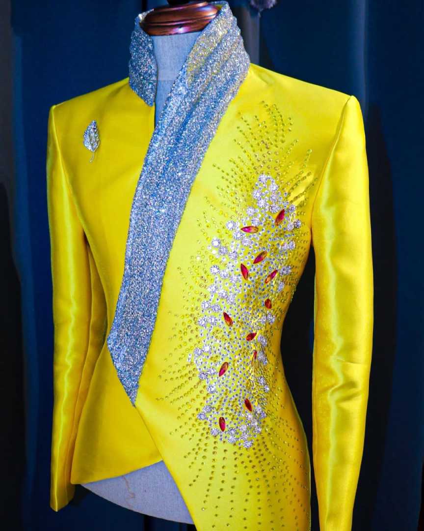 أزياء الزفاف الأصفر البدلات ال - مراجعة Unique Men'S Formal Wear وسعره