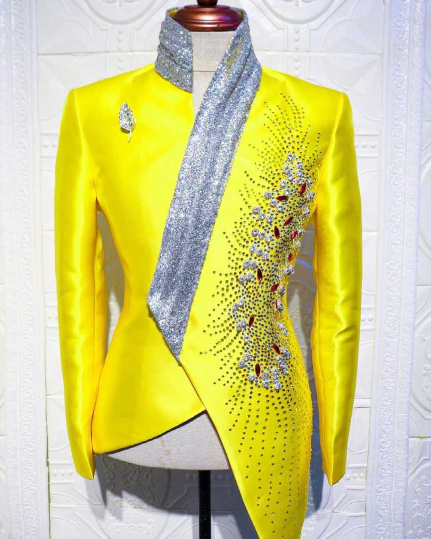 أزياء الزفاف الأصفر البدلات ال - مراجعة Unique Men'S Formal Wear وسعره