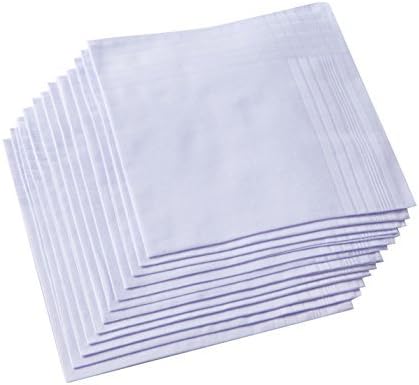 منديل رجالي من القطن بنسبة 100 - مراجعة Monogrammed Handkerchief وسعره