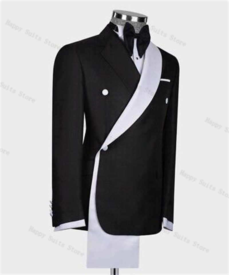 أسود أبيض الرجال البدلة مجموعة - مراجعة Men Formal Wear Black And White وسعره