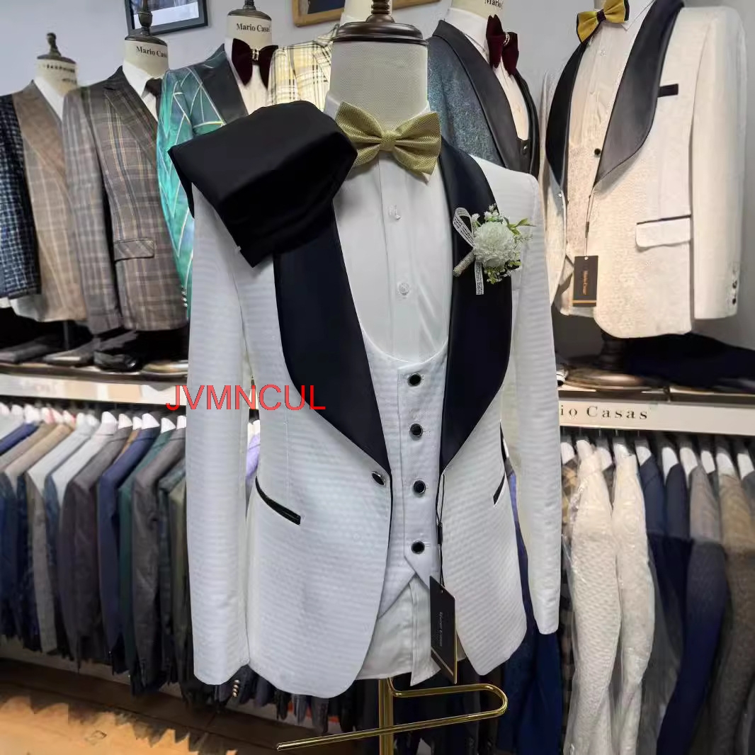 بدلة رجالية بيضاء من الجاكار م - مراجعة Men'S Formal Wear For Reception وسعره