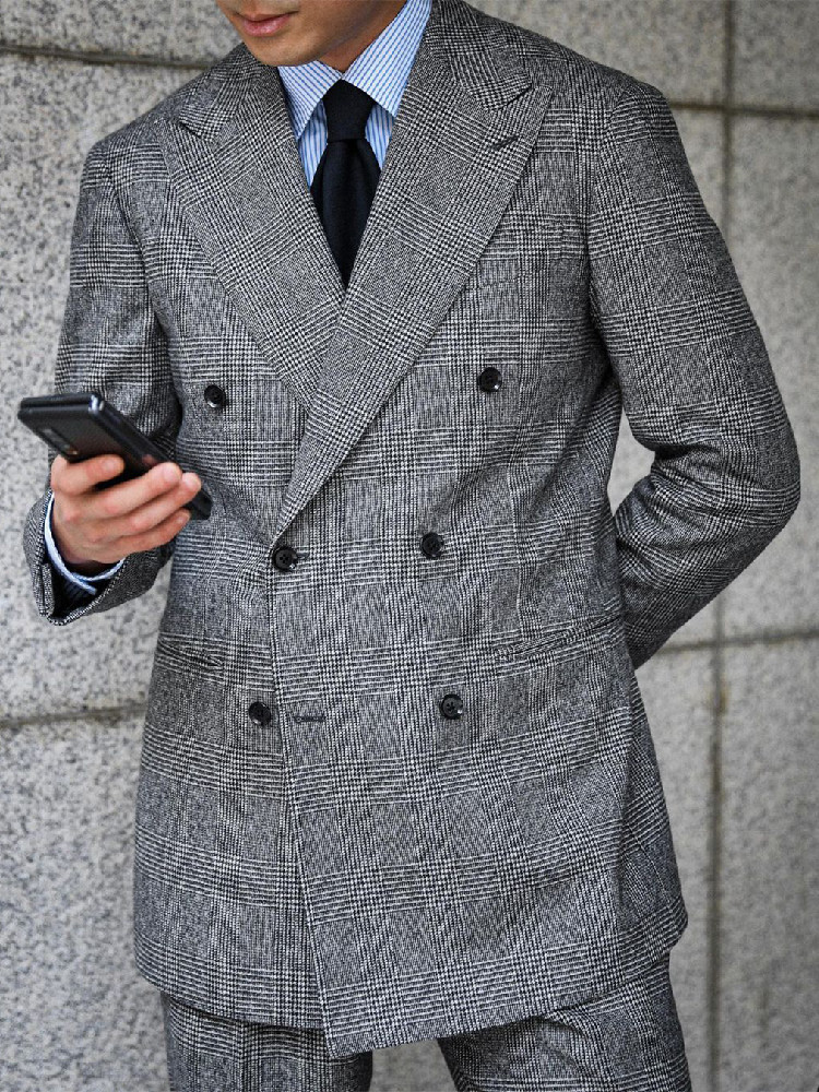 بدلة رجالية منقوشة للأعمال مكو - مراجعة Men Formal Wear Wedding وسعره