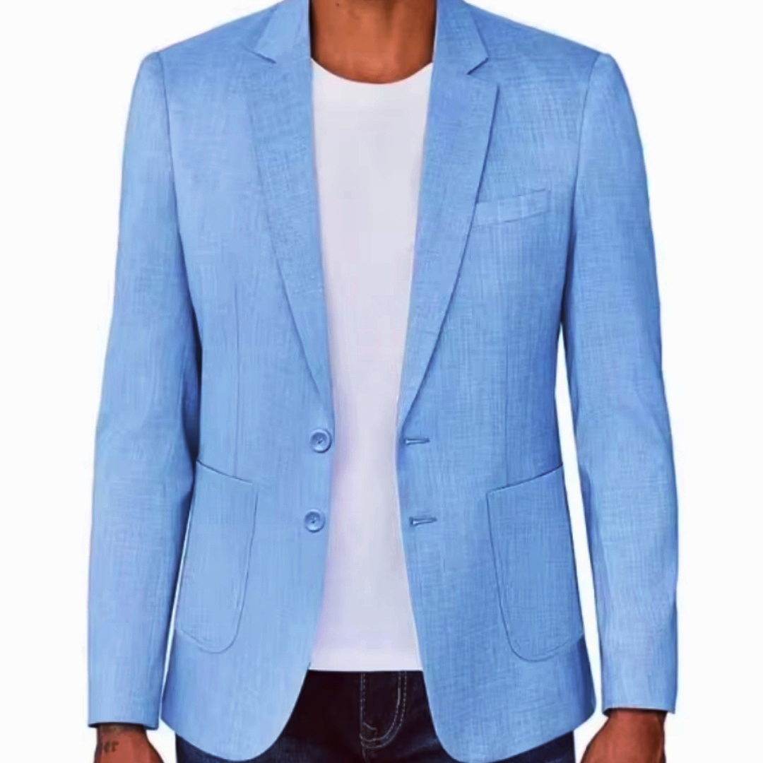 بليزر رجالي بقصة ضيقة من الكتا - مراجعة Men Formal Wear Design وسعره