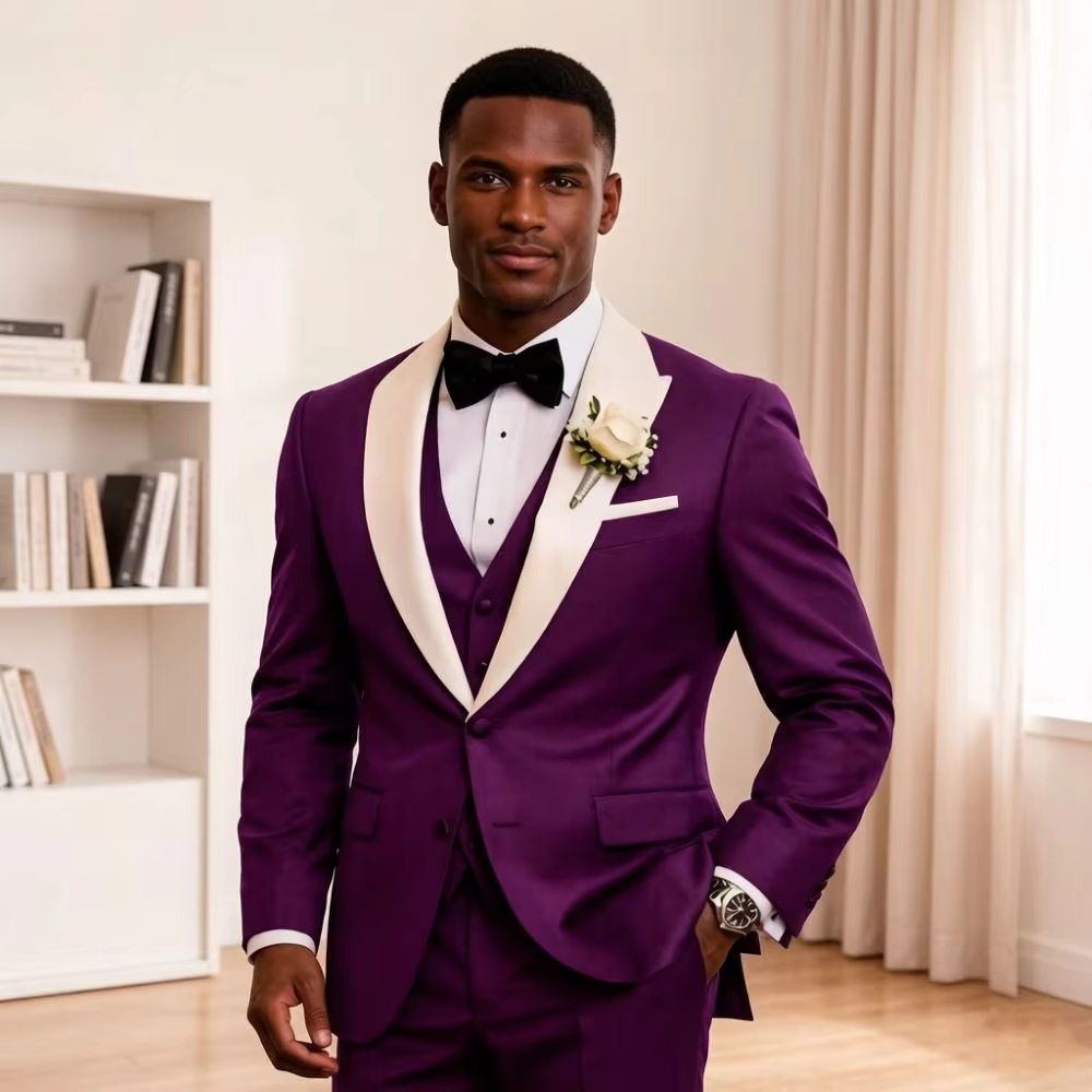 بدلة رجالية رسمية من 3 قطع بيا - مراجعة Men'S Formal Wear For Reception وسعره
