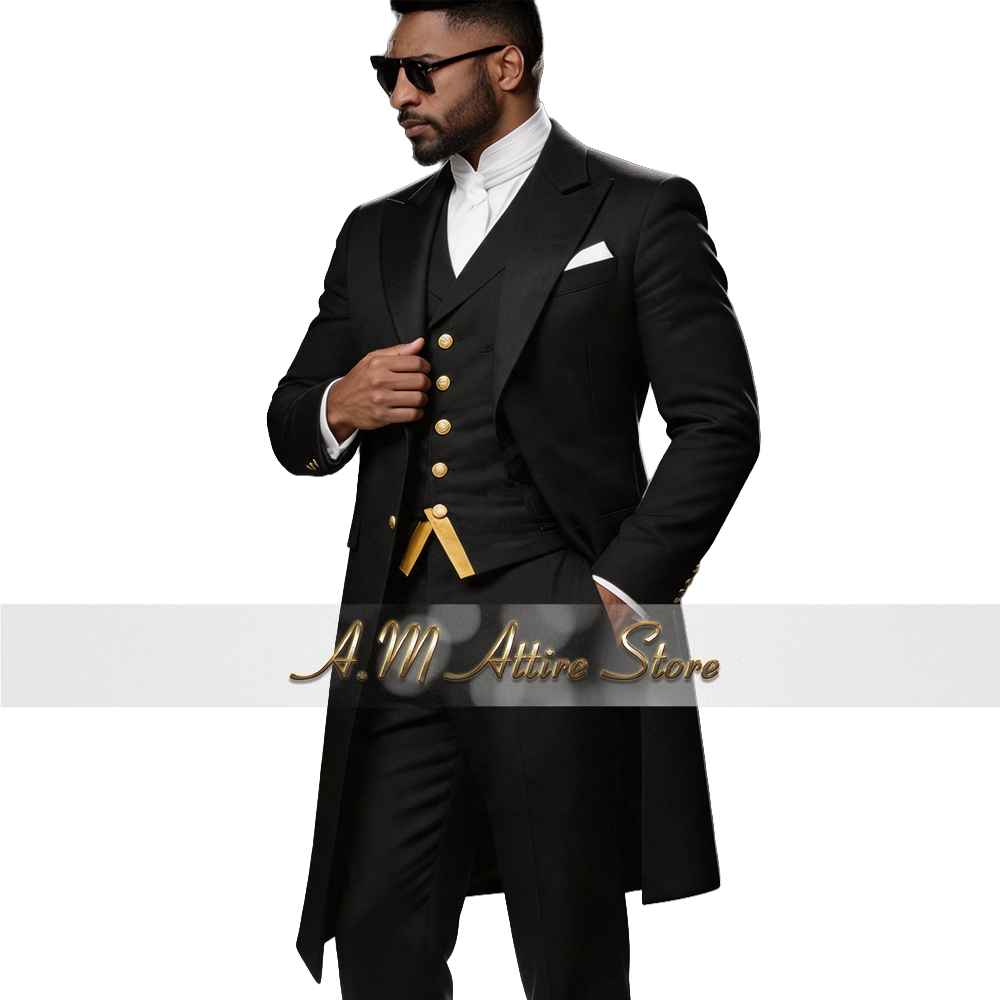 بدلة زفاف رجالية زرقاء من 3 قط - مراجعة Men Formal Wear Wedding وسعره
