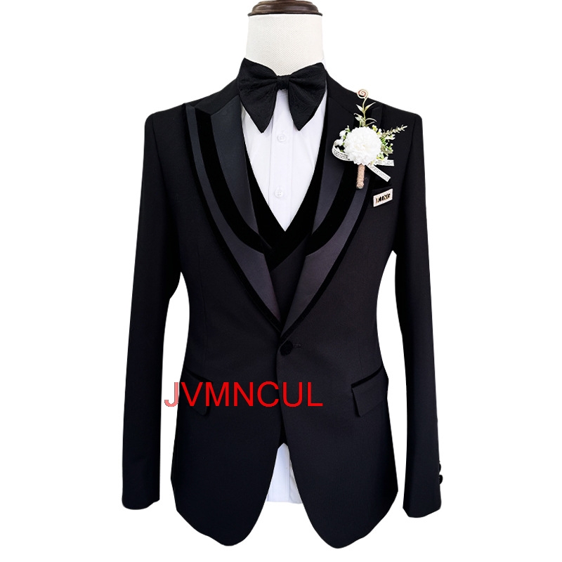 بدلة رجالية من 3 قطع بقصة ضيقة - مراجعة Men'S Formal Wear For Reception وسعره