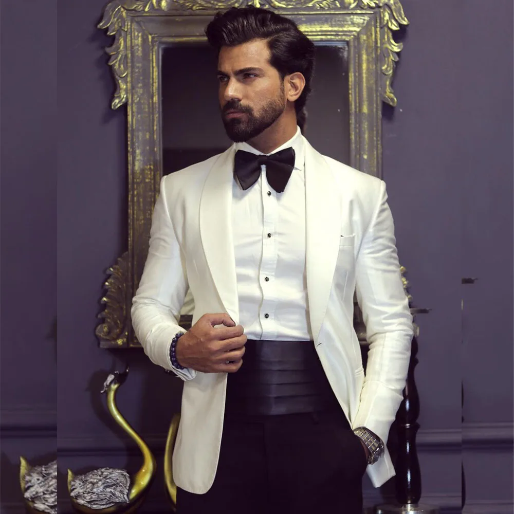 جاكيت كلاسيكي على الطراز الإنج - مراجعة Men Formal Wear Wedding وسعره