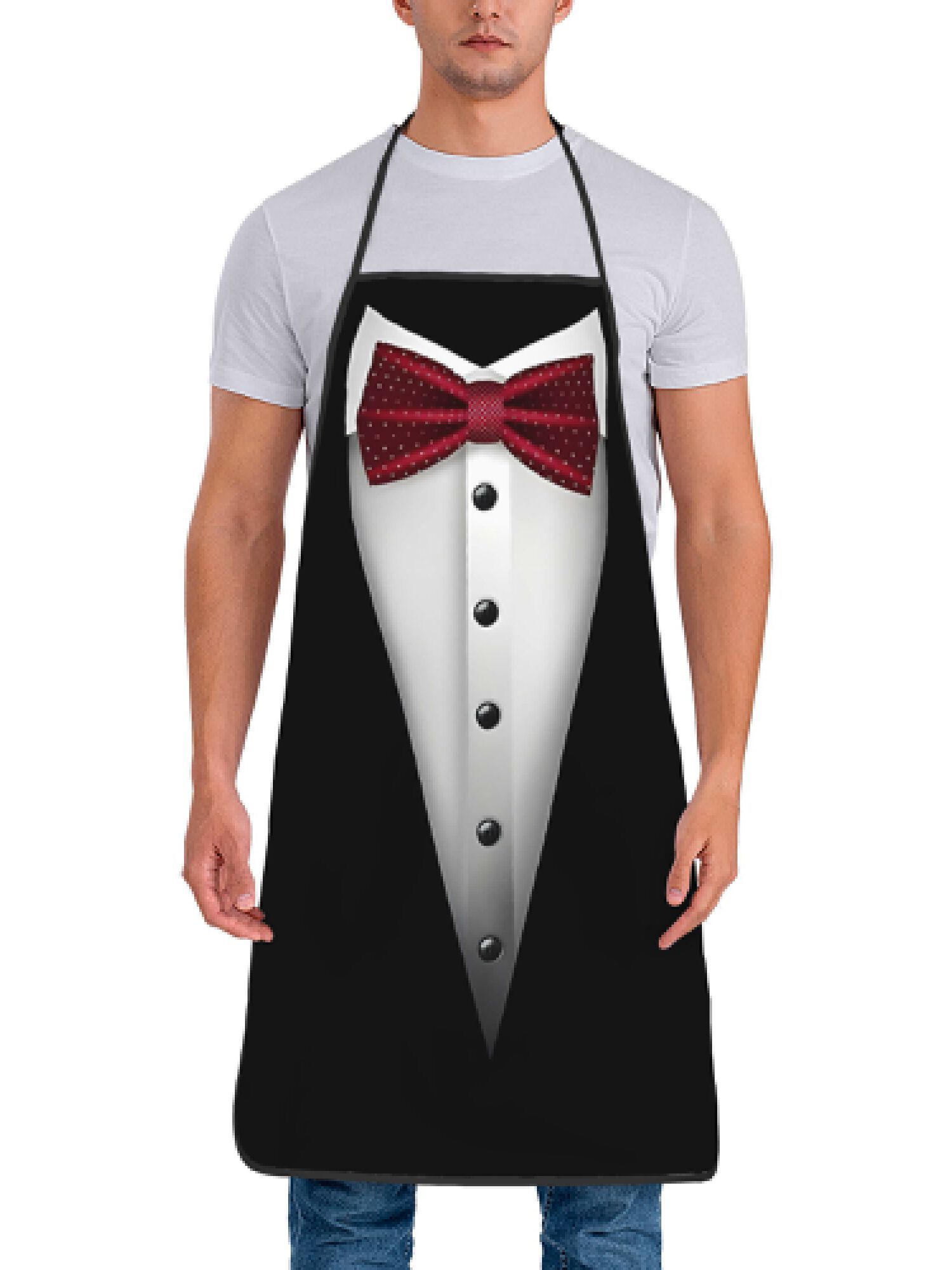 مريلة طهاة رسمية بتصميم أنيق ب - مراجعة Men Formal Wear Black And White وسعره
